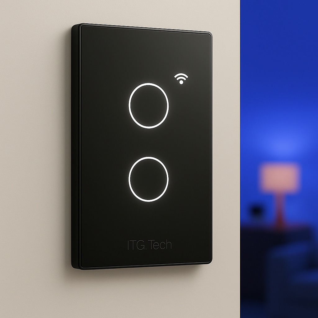 Tecla Inteligente WiFi 2 Puntos ITG.Tech